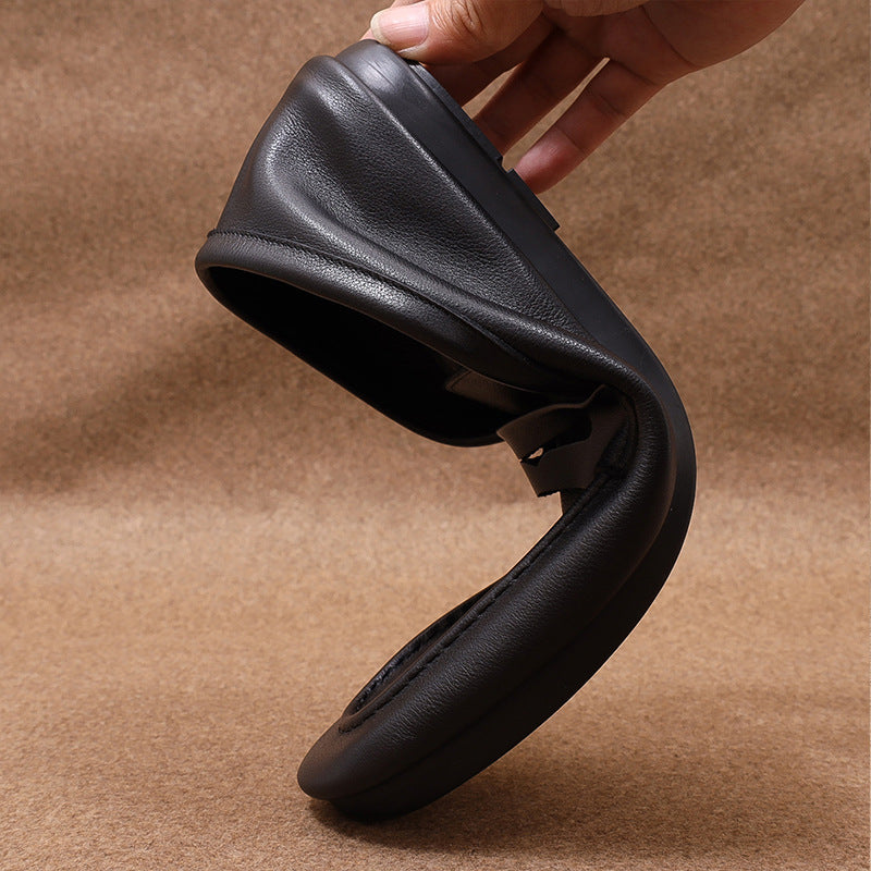 Men's Fashion Rubber Soft Bottom Pumps Comfortable Summer Casual Shoes