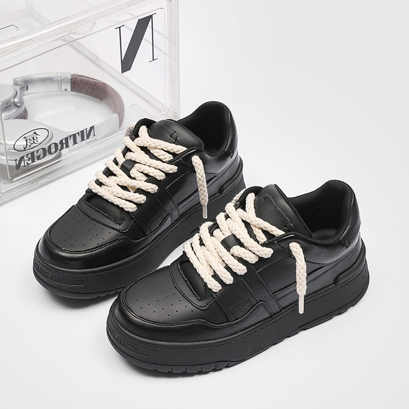 Height Increasing Leisure Design National Fashion Skateboard Men's Board Shoes