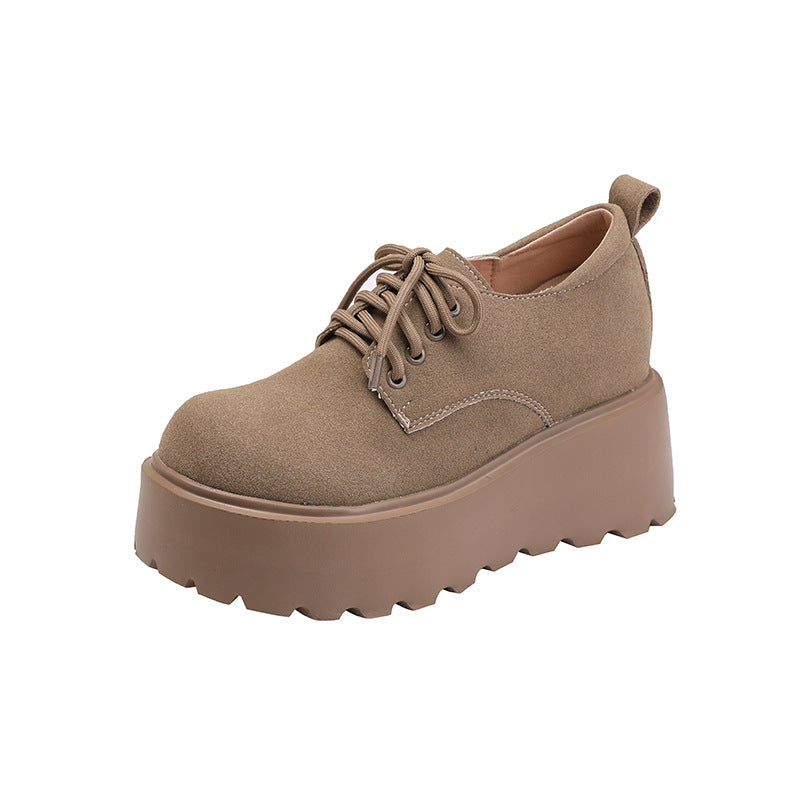 Women's Height Increasing Insole Spring Platform Beanie Women's Casual Shoes