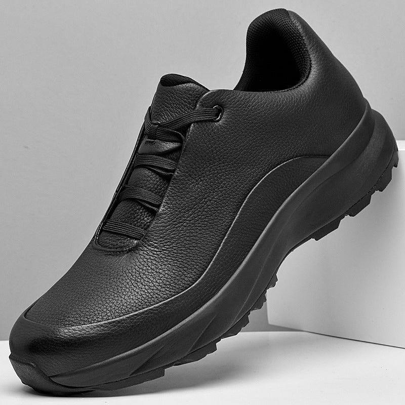 Men's Bird Genuine Low Top Layer Cowhide Surface Men's Sports Shoes