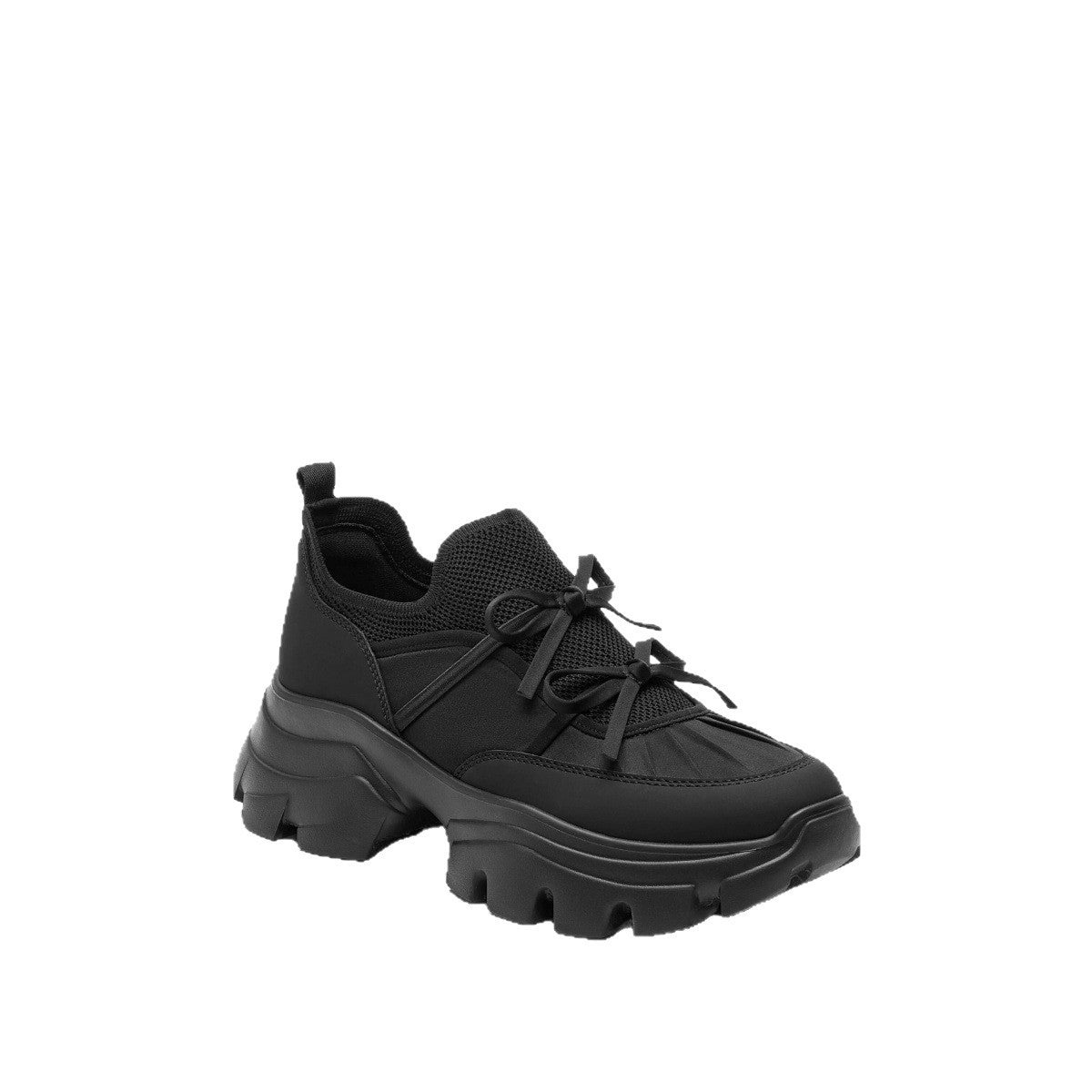 Women's Thick Bottom Mary Jane Bow Design Women's Casual Shoes