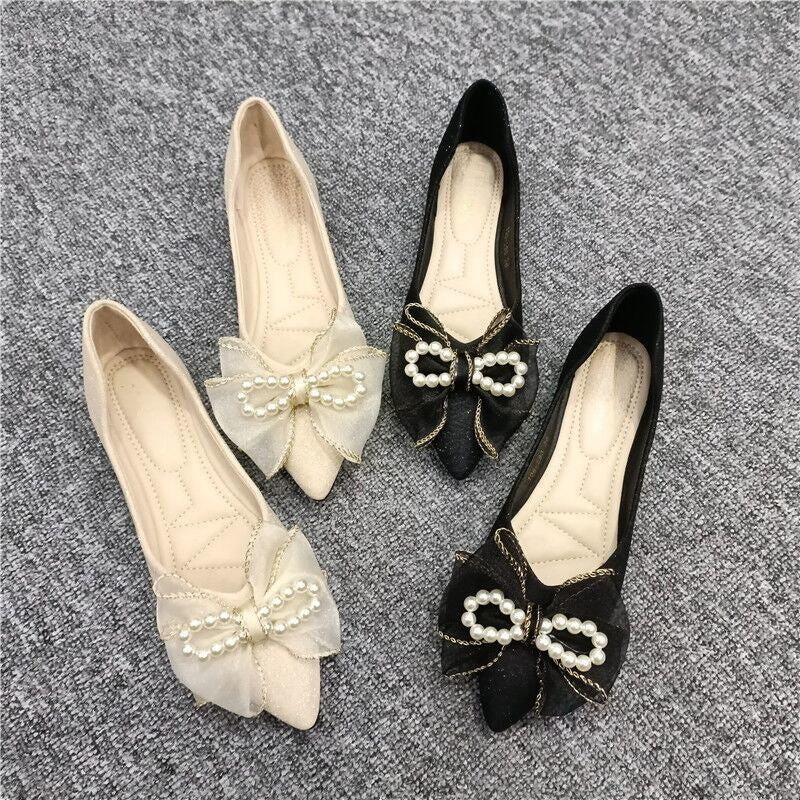 Pumps Pointed Shallow Mouth Fairy Flat Women's Shoes