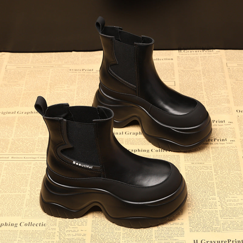 Women's Comfortable Beautiful Smoke Pipe Martin Boots