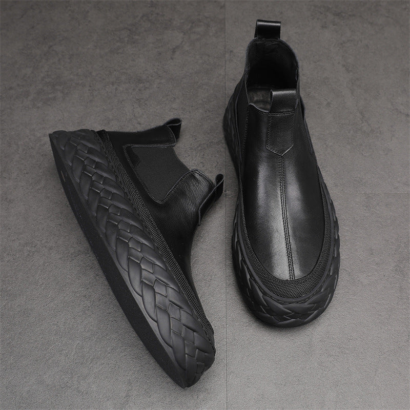 Men's Trendy Business Shirt Martin Slip-on Lofter Boots