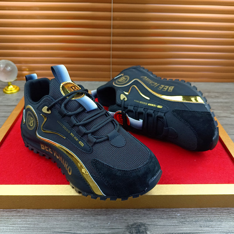 Men's Couple Bottom Sports Dad Mesh Hight Casual Shoes