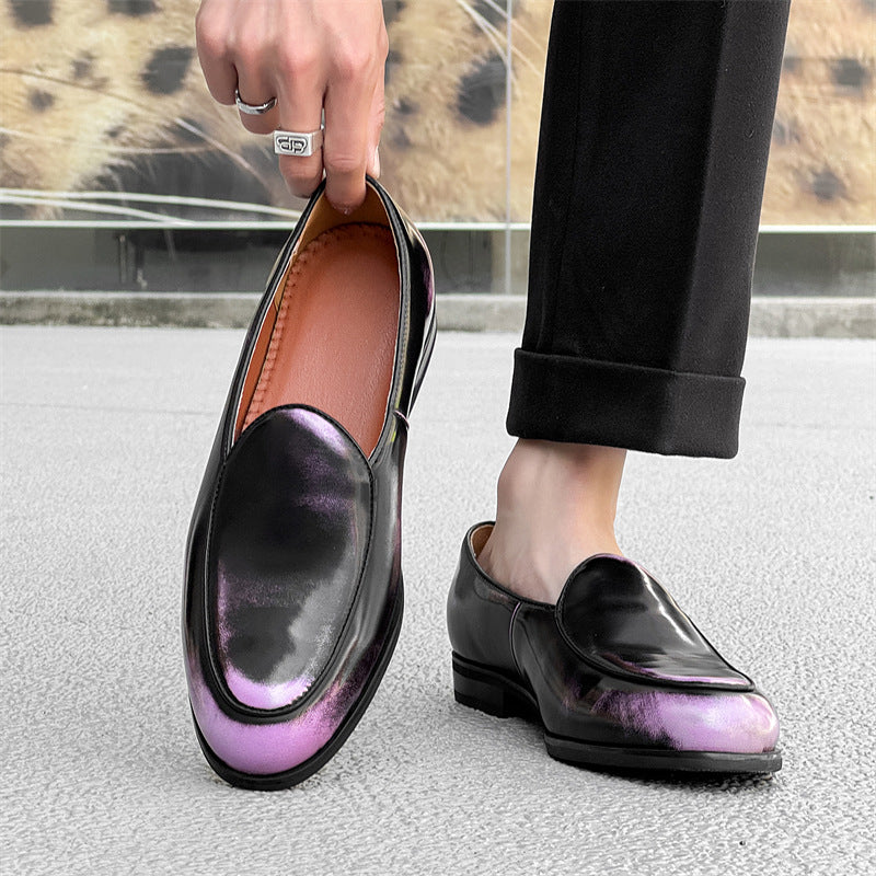 Formal Wear Business Commute Slip-on Cover Leather Shoes