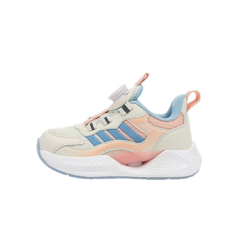 Children's Running Breathable Mesh Middle Big Basketball Sneakers