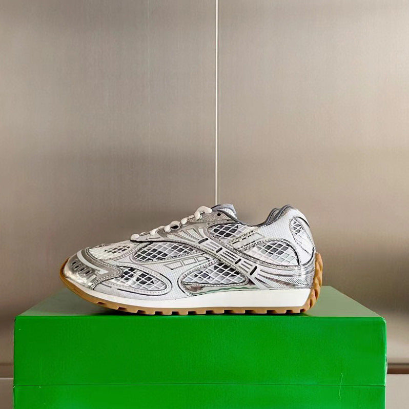 Top Version Sier Platform Dad Wang Women's Sports Shoes