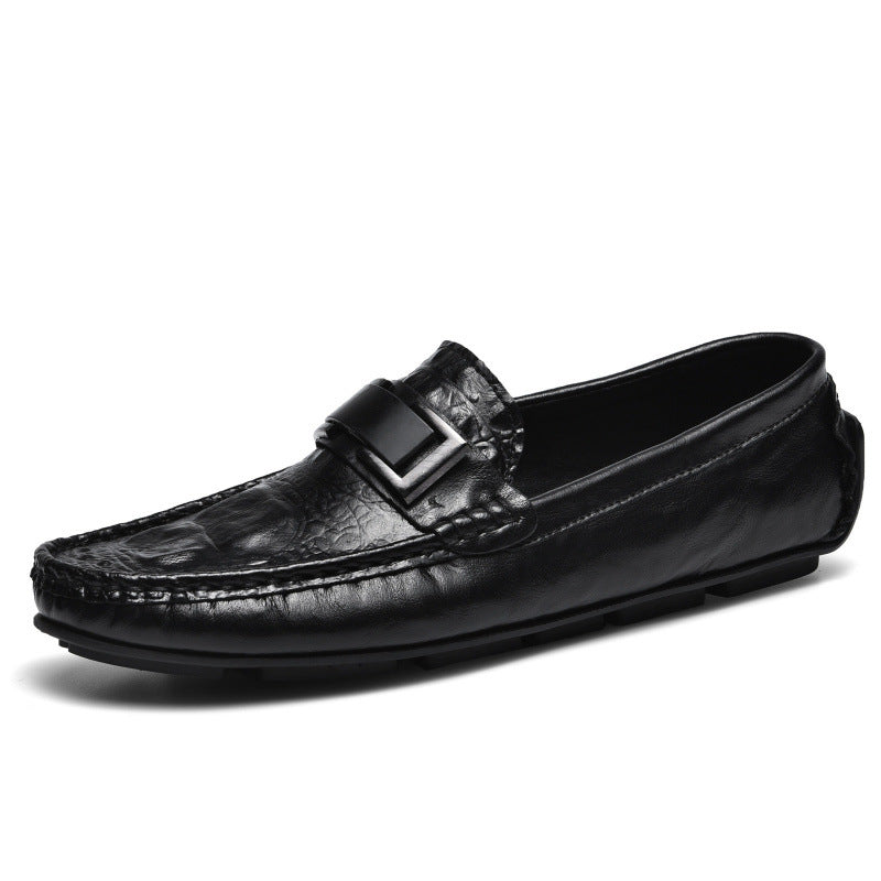 Men's Pattern Plus Size Lazy Driving British Men's Casual Shoes