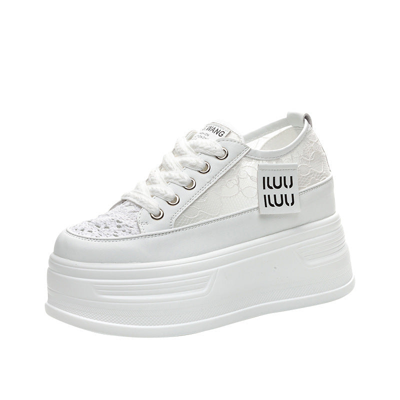 Women's Bottom Breathable Comfortable Mesh Surface White Women's Casual Shoes