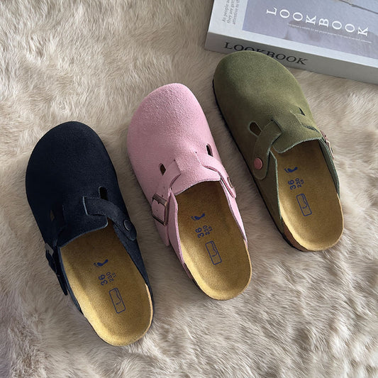 Genuine Couple Essential Street Shot Closed Toe Slippers