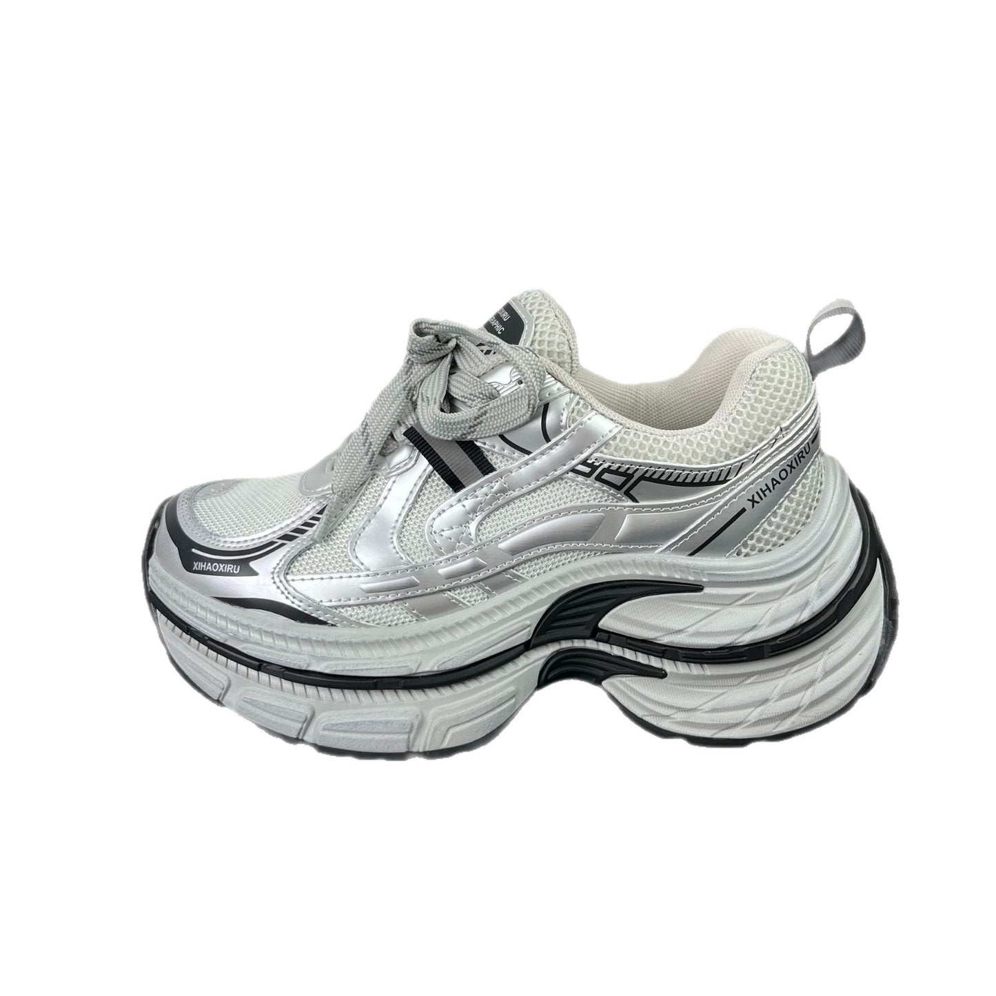 Women's Early Spring Platform Dad Increased Lace Women's Sports Shoes