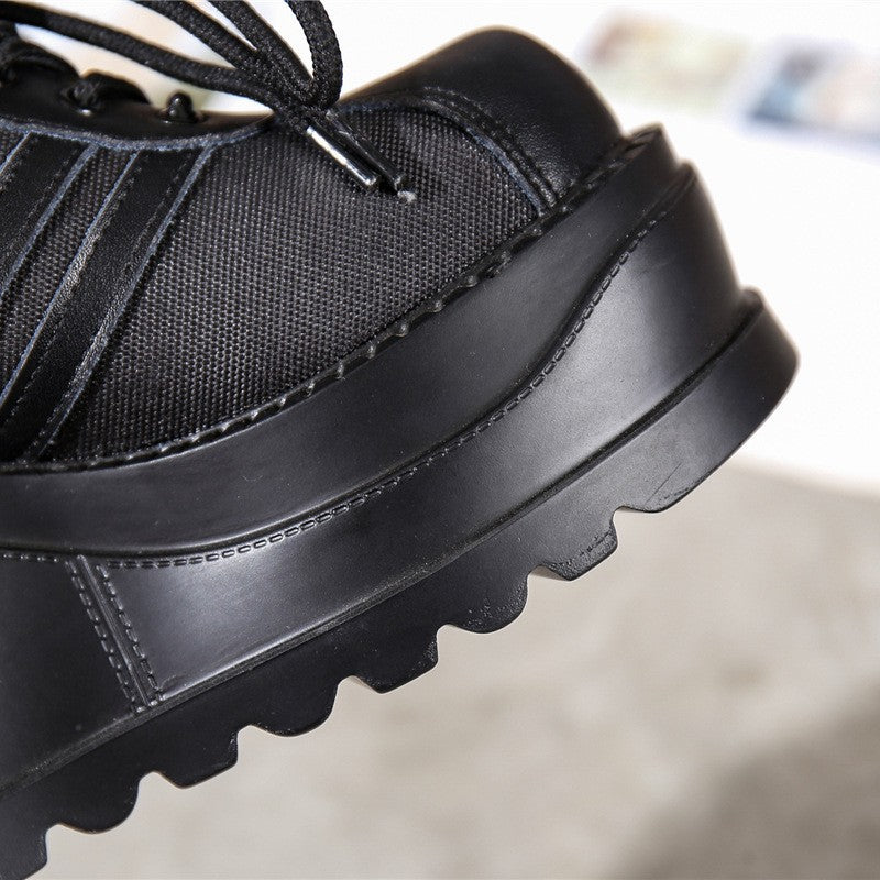 Women's Punk Big Head Platform Gothic Retro Women's Casual Shoes