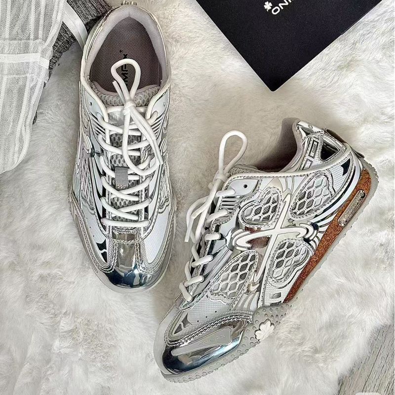Women's Clover White Summer Couple Ballet Thin Bottom Women's Sports Shoes