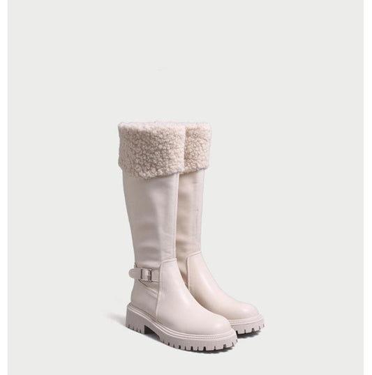 Women's Popular Graceful Fur Tall Knight Snow Boots