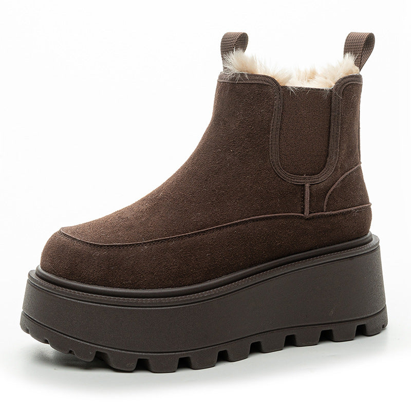 Female Winter Veet Warm Cotton Small Boots