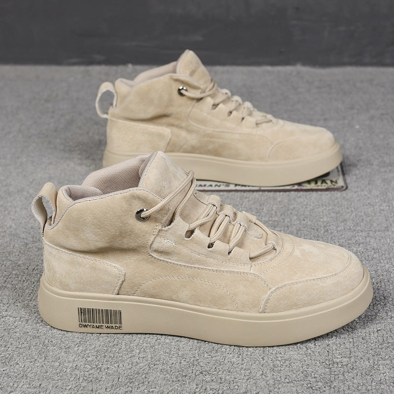 Men's Oversized Autumn Martin Middle Top Working Wear Men's Shoes