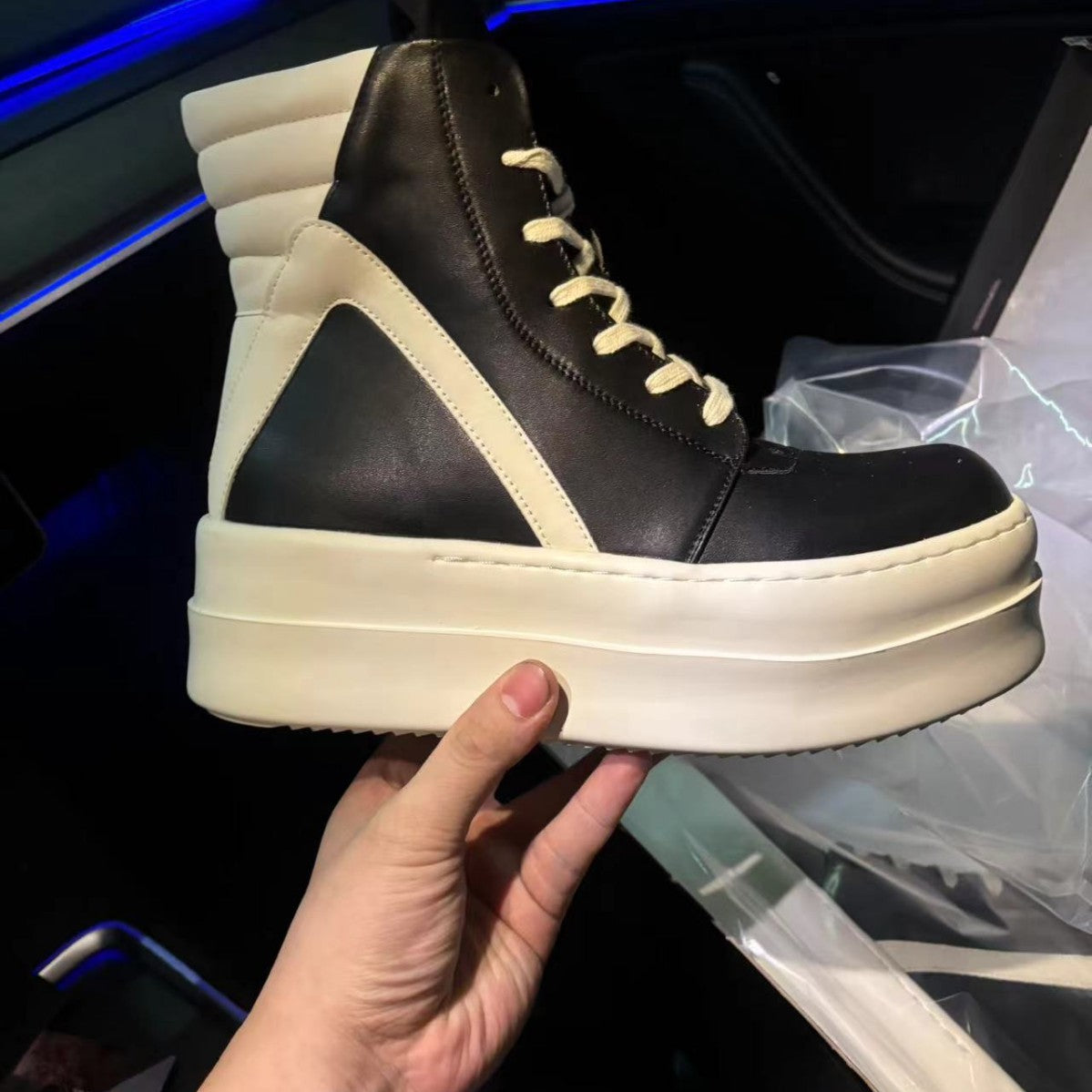 Men's Triangle Board Sports Heighten Retro Big Women's Casual Shoes