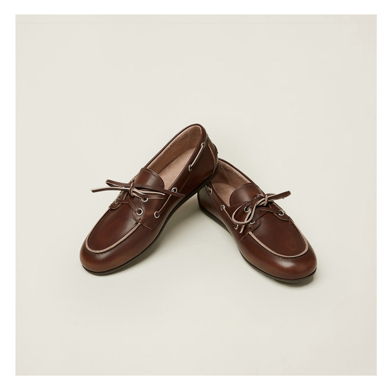 Handmade Design Retro Two-color Flat Small The Taste Casual Shoes