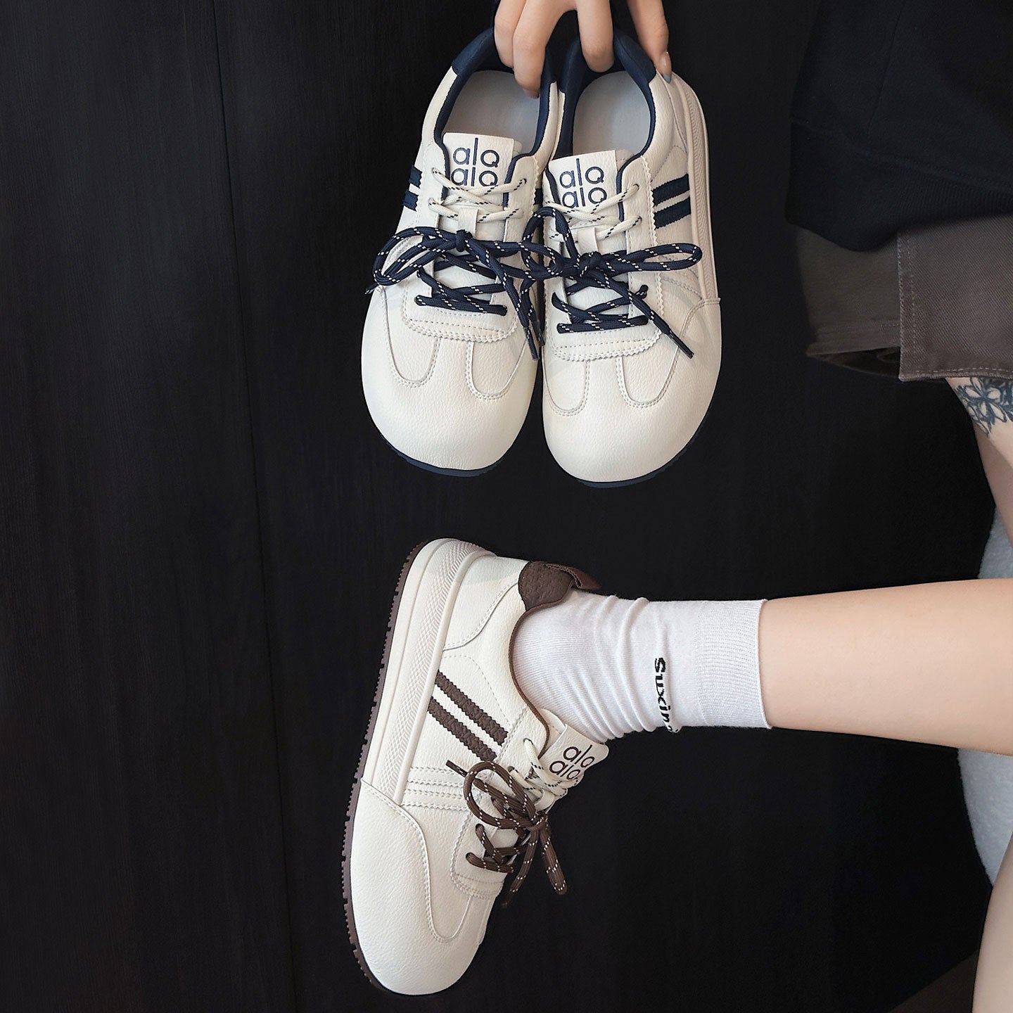 Women's Genuine Platform German Training Autumn Lightweight Women's Casual Shoes