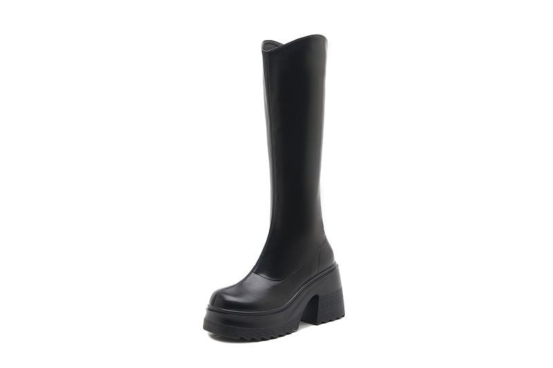 Women's The Knee Spring High Riding Thick Bottom Boots