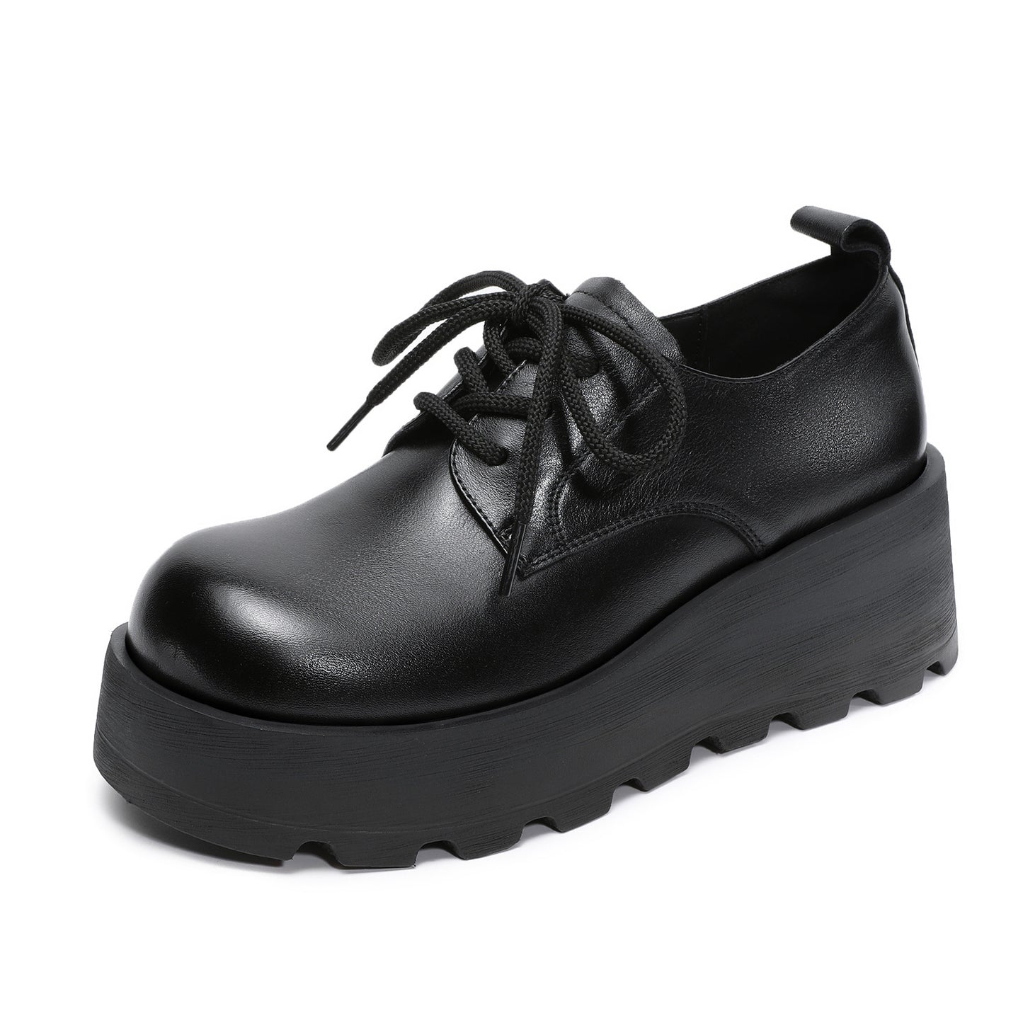 Women's Autumn American Retro Derby Thick-soled Big Toe Women's Casual Shoes