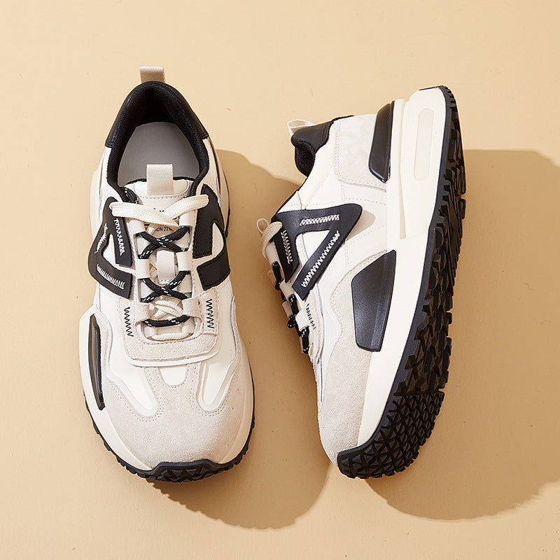 Women's Fashion Clunky Autumn Versatile Mesh Platform Casual Shoes