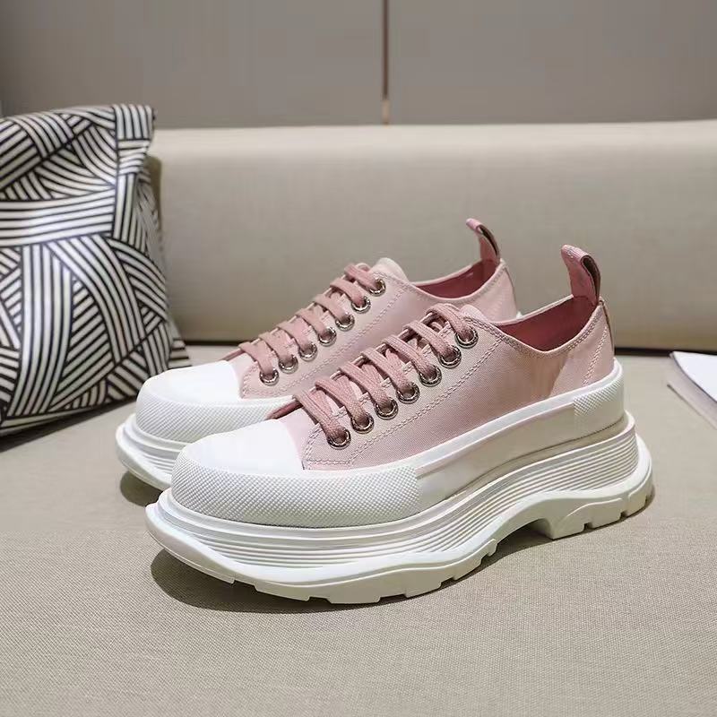 Women's Spring Thin Breathable Increased Platform Sports Couple Women's Canvas Shoes