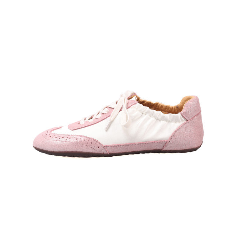 Women's Soft Bottom Training Lace Color Block Women's Casual Shoes