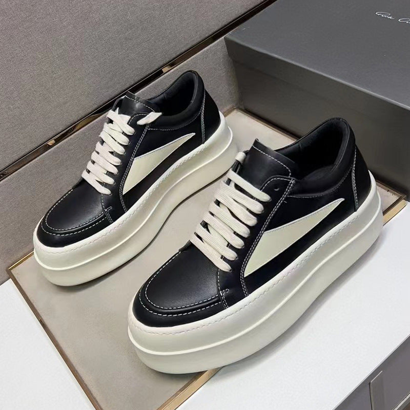 Men's Height Increasing Platform Plus Size Board Sneakers