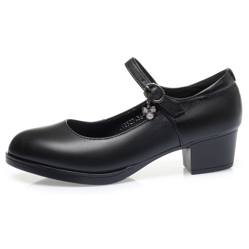 Fashion Genuine Mid Platform Cheongsam Catwalk Casual Shoes