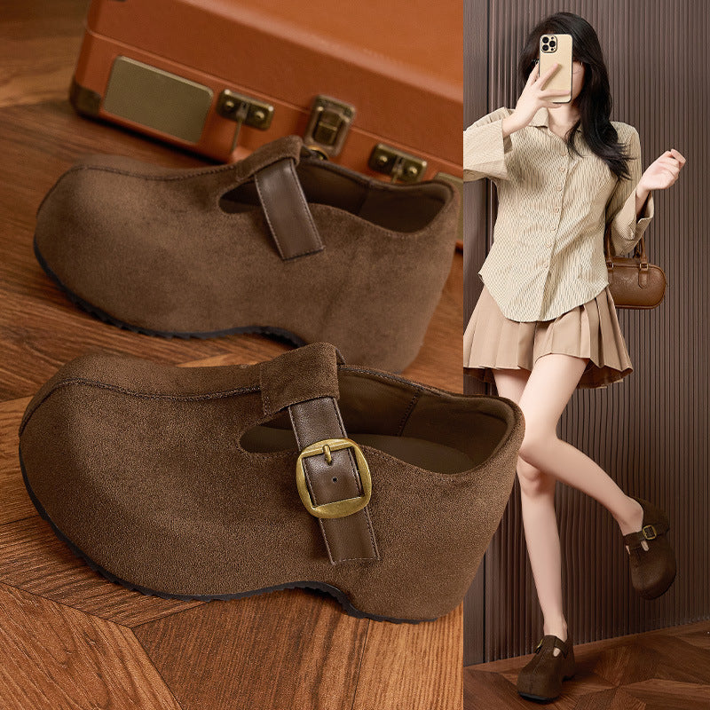 Women's All-inclusive Platform With Hidden Slip-on Mary Women's Fashion Shoes