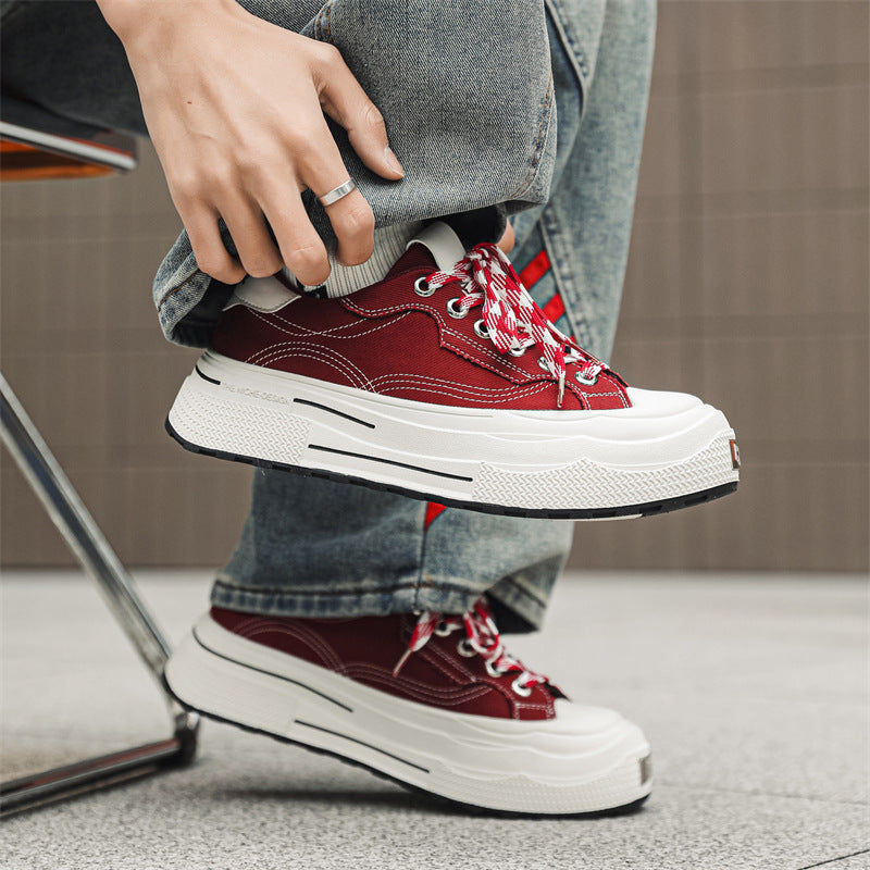 Women's & Men's Versatile Trendy Breathable Platform Retro Couples For Men's Board Shoes