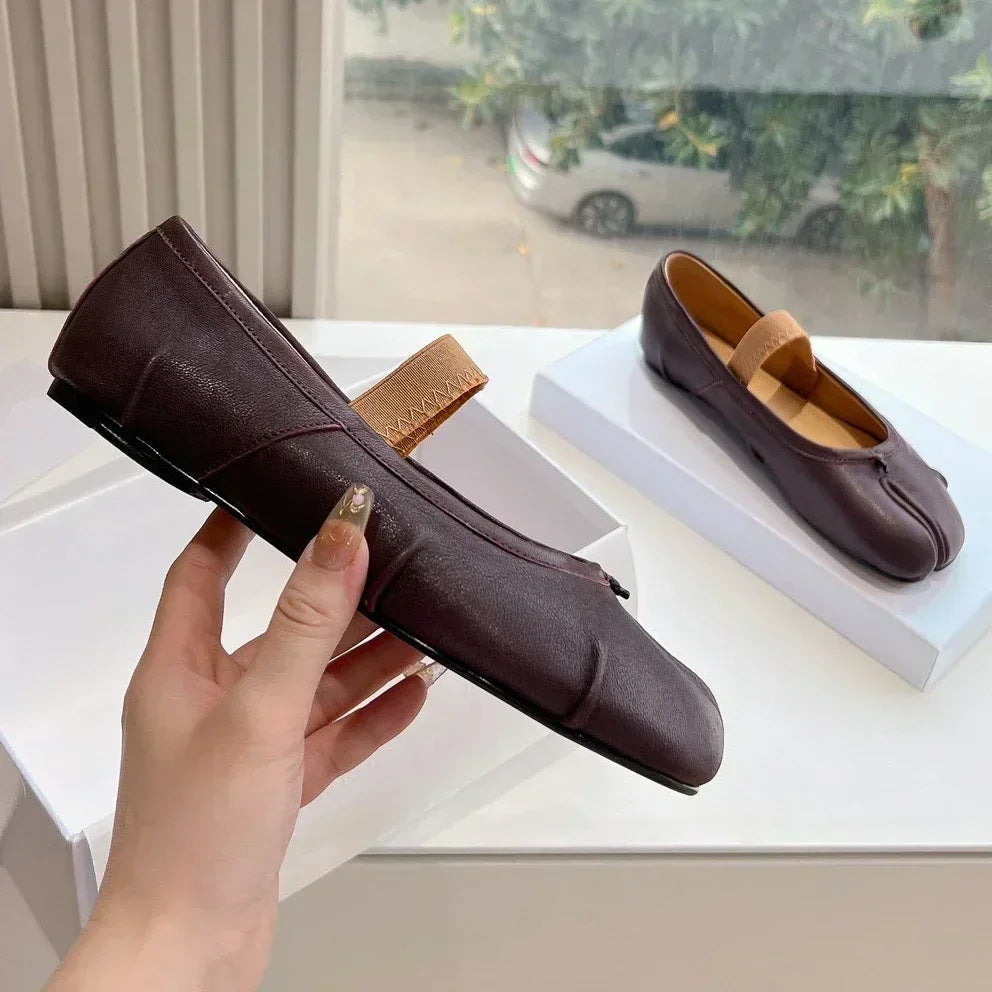 Women's Version Full Split Toe Flat Ballet Women's Casual Shoes