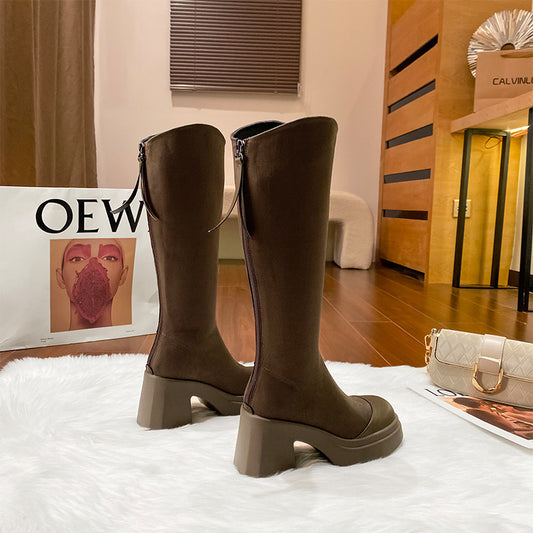 Women's Winter Slimming V Cut Tube Stretch Boots