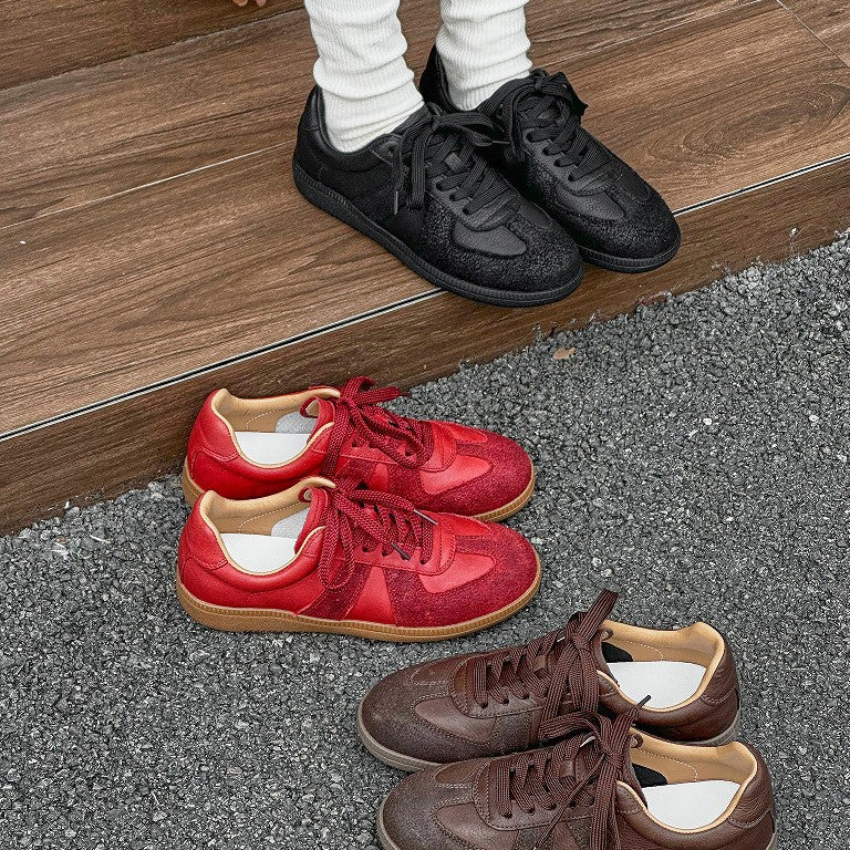Women's Skin Maggie Sports Skate German Training Soft Bottom Surface Comfortable Women's Board Shoes