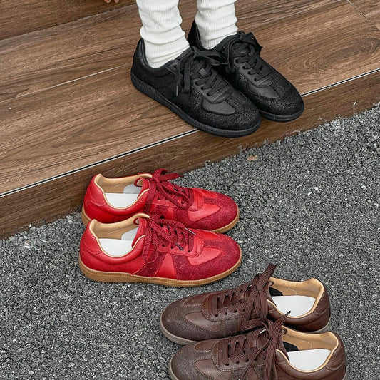 Women's Skin Maggie Sports Skate German Training Soft Bottom Surface Comfortable Women's Board Shoes