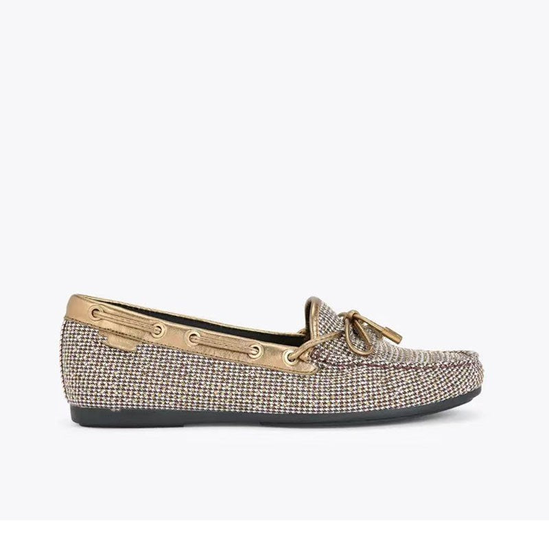 Women's Pump Flat Bowknot Eagle Buckle Large Women's Fashion Shoes