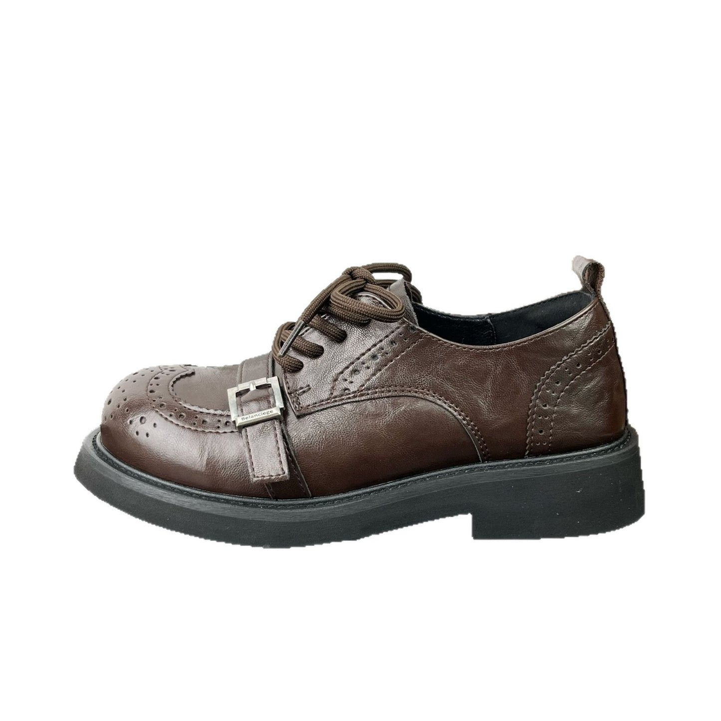 Women's British Style Vintage Spring Small Versatile Thick-soled Loafers