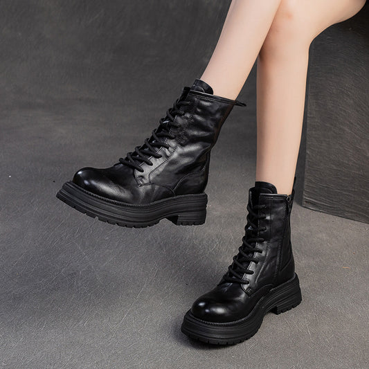 Women's Hand Grip Pattern Fashion Short Knight Boots