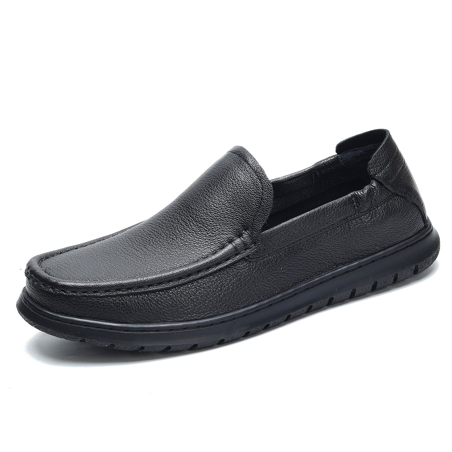 Men's Soft Sheepskin Online Lightweight Breathable Comfortable Slip-on Men's Shoes