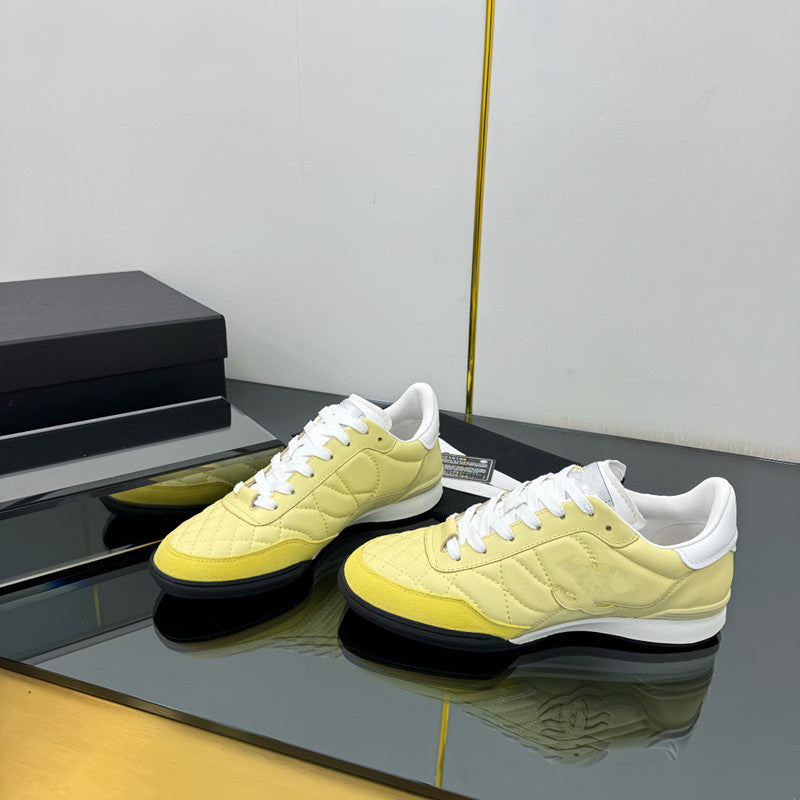 Classic Style Genuine Diamond Plaid German Training Lace Sneakers