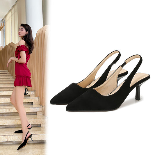 Women's With Skirt Fairy Style Korean Summer Fashion High Heeled Sandals