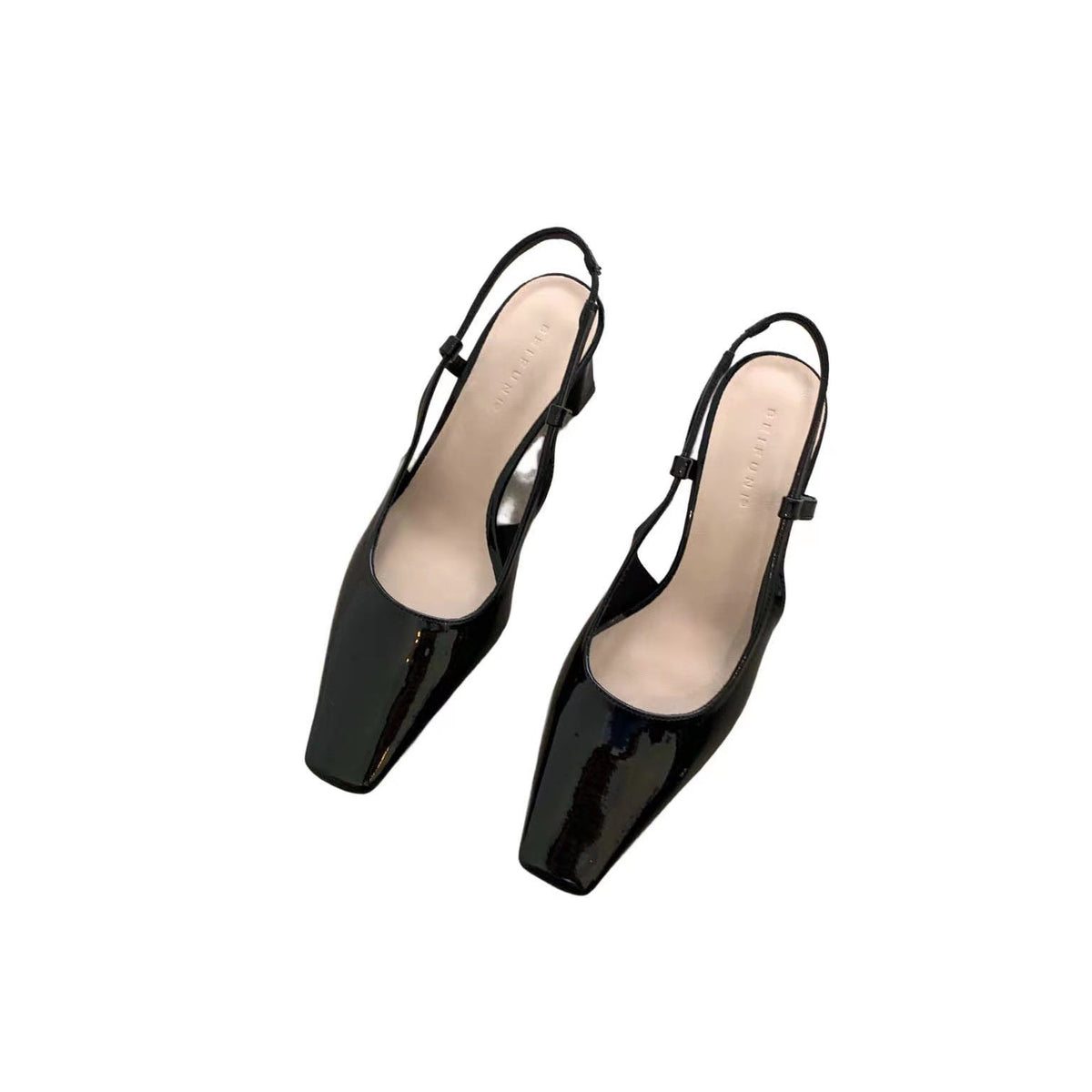 Women's Style Classic Summer Chunky Square Toe Shallow Mouth High-heeled Outdoor Women's Fashion Shoes