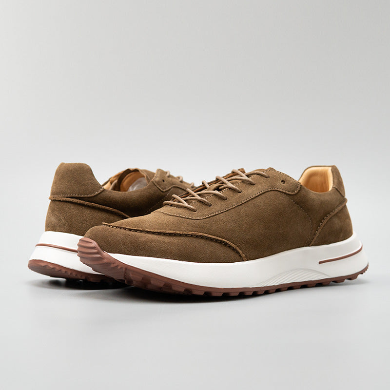 Men's Veet Lightweight Business Sports Versatile Fashionable Design Men's Casual Leather Shoes