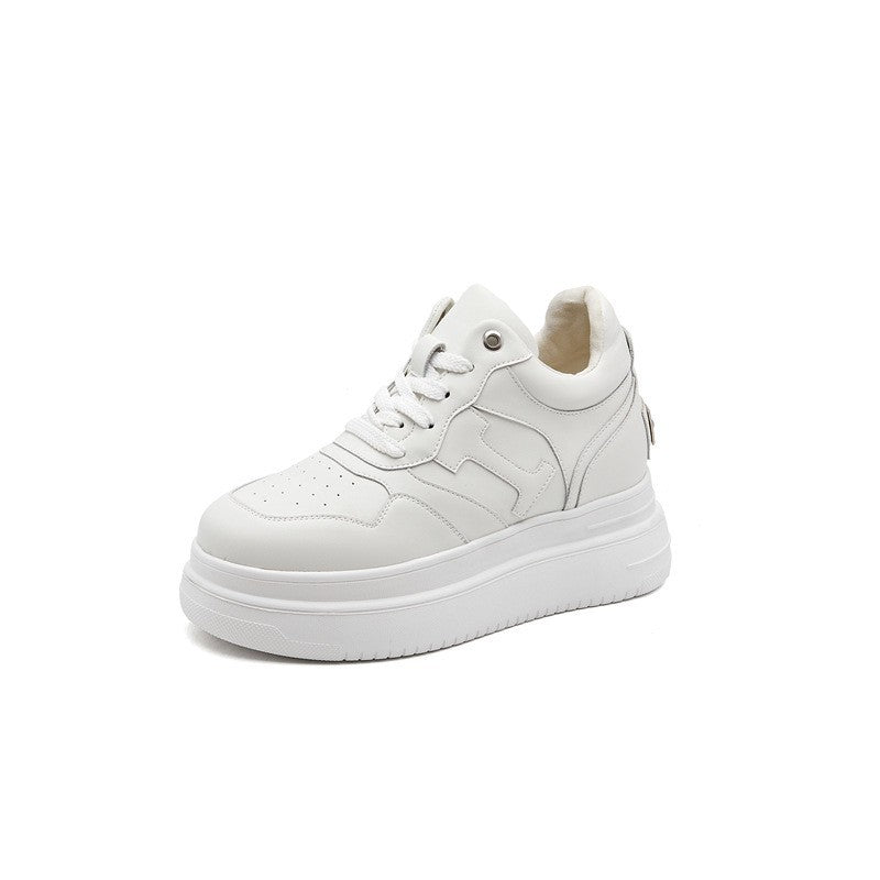 Women's Height Increasing Insole Spring Thick Bottom Breathable Women's Shoes