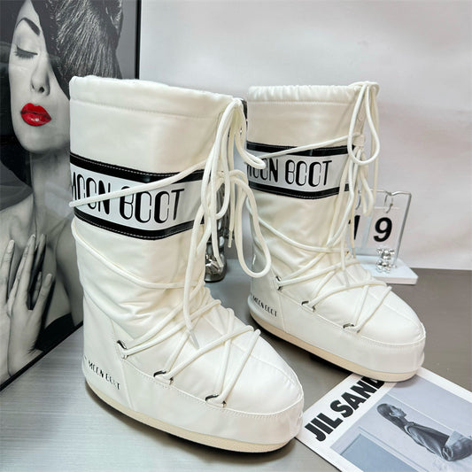 High Sense Height Increasing Insole Warm Snow Boots