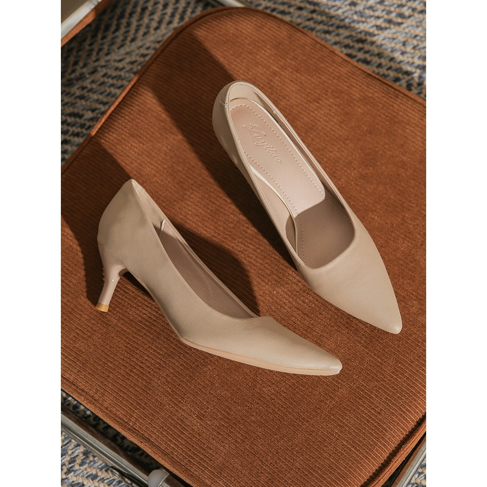 Women's Sexy French Style Not Tired High Stiletto Low-cut Women's Fashion Shoes