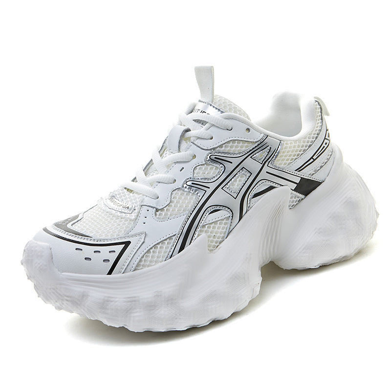 Women's Height Increasing Durian Resin Sole Paris Sneakers