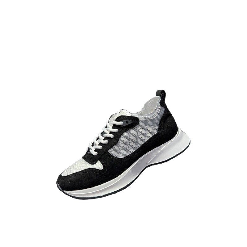 Men's Trendy Letter Home Presbyopic Embroidered Platform Sneakers